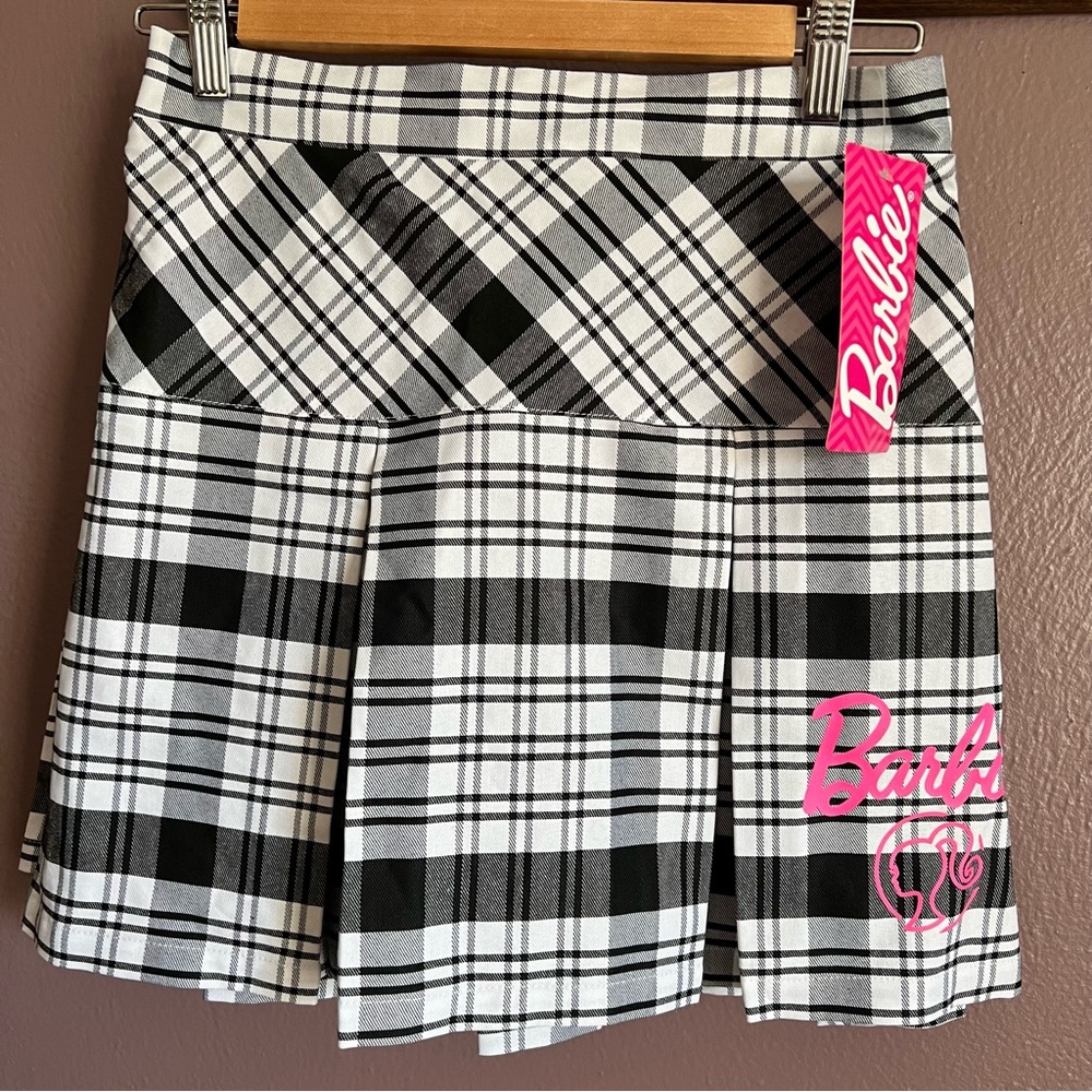 Barbie Pleated Plaid Skirt Skort